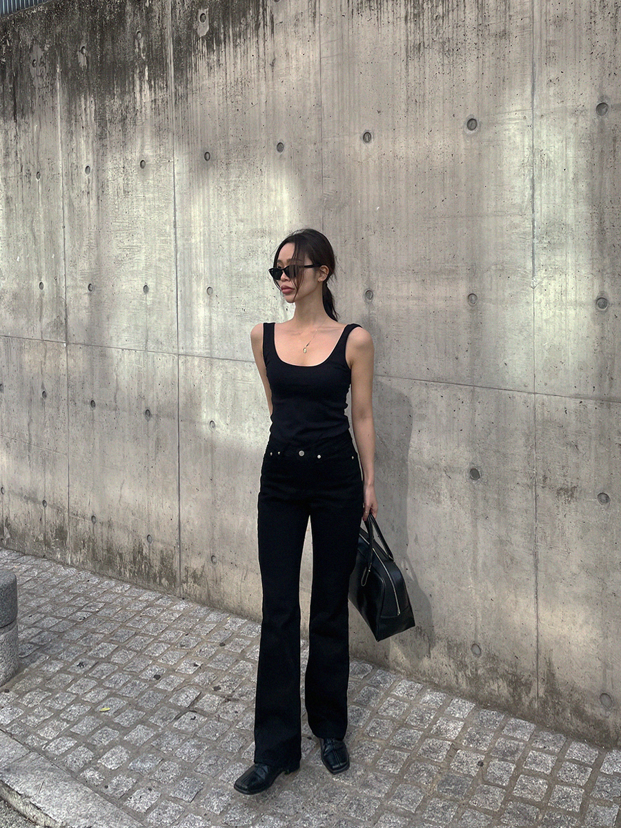 Long Black Jeans